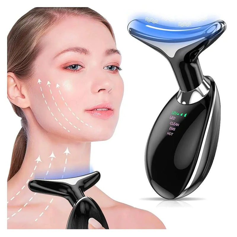 MASAJEADOR FACIAL CON LUZ LED